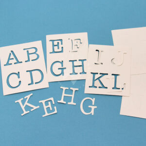 Kép 3/5 - Betűsablon 36 darabos