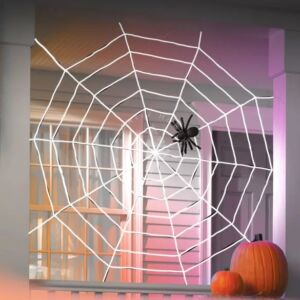 Kép 2/2 - Halloween dekor pókháló 152cm