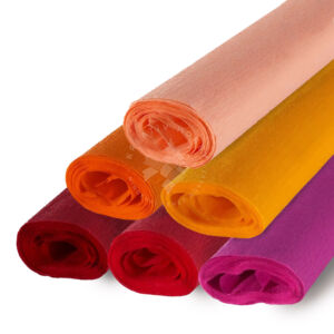 Kép 1/2 - Cartotecnica Rossi - Krepp-papír készlet 50x250cm/40g MELEG SZÍNEK