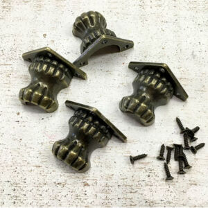 Kép 1/3 - fém dobozlábak csavarokkal