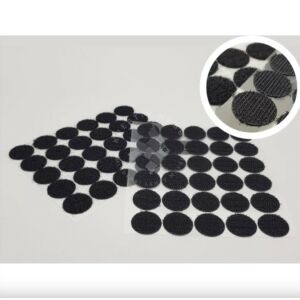 Kép 1/2 - Tépőzár korongok FEKETE 2cm/30db