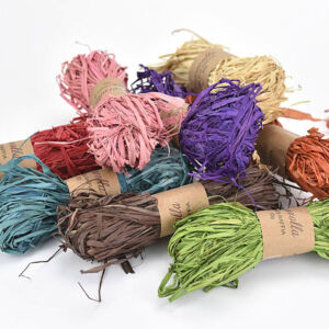 Kép 2/2 - színes raffia