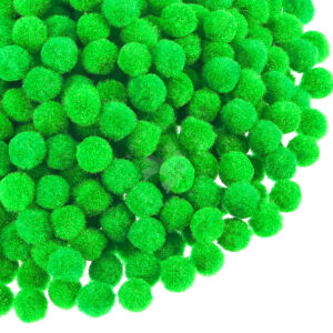 Kép 1/4 - Pompon 15 mm, 100 db VILÁGOSZÖLD
