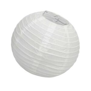 Kép 1/3 - Papír lampion fehér, 20cm