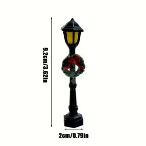Kép 2/4 - Kandeláber koszorúval, műanyag 9cm