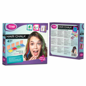 Kép 5/5 - Tytoo Hajkréta készlet - Szivárványos hullám, 4db