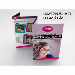 Kép 4/5 - Tytoo Hajkréta készlet - Szivárványos hullám, 4db