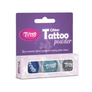 Kép 3/3 - Csillámpor szett 3x2,5ml Tengerkék, Azúrkék, Acélszürke