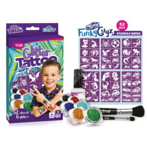 Kép 1/6 - Csillámtetoválás szett: FunkyGuyz