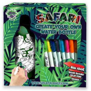 Kép 2/6 - Splat Planet kifesthető kulacs szafari