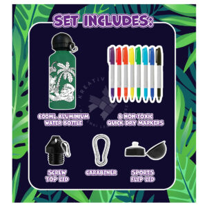 Kép 4/6 - Splat Planet kifesthető kulacs szafari