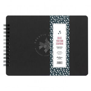 Kép 1/4 - fekete scrapbook füzet