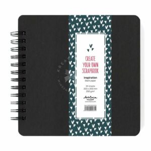 Kép 1/4 - spirálfüzet fekete lapokkal