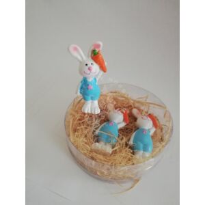 Kép 1/2 - Nyúl répával 6x2,5 cm