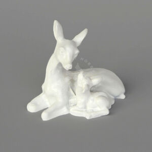 Kép 1/2 - Fekvő őz figura 6,2x3,5x5,9