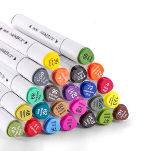 Kép 2/9 - Deli Sketch Marker, kétvégű alkoholos filctoll