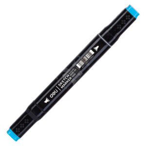 Kép 5/5 - Deli Sketch Marker, kétvégű alkoholos filctoll 60db
