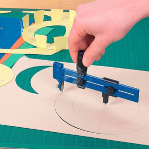 Kép 2/4 - Körvágó 2 db pótpengével, 4-23cm körökhöz