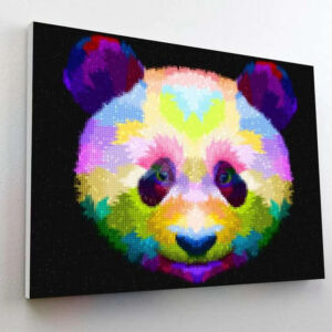 Kép 4/5 - Számozott kifestő 30x40 cm, Panda