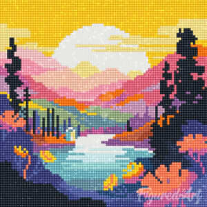 Kép 2/7 - Figured'Art Gyémántszemes festmény