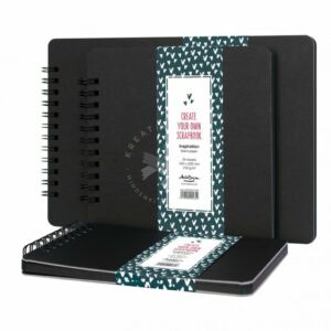 Kép 4/4 - Scrapbook Inspiration album, 24 lap 250g A/4, FEKETE