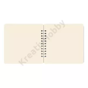 Kép 3/4 - Scrapbook Inspiration Cream paper wirebound 250 g 24 sh A5 (21*14.8 cm)