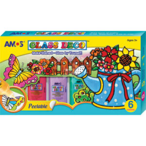 Kép 1/3 - AMOS üvegmatrica-festék mintákkal (6x22ml)