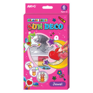 Kép 1/3 - AMOS üvegmatrica-festék akril formákkal - LÁNYOS (6x10,5ml)