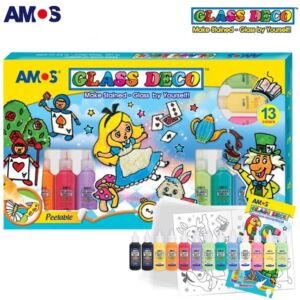 Kép 1/4 - AMOS üvegmatrica-festék mintákkal (13x22ml)