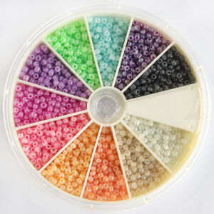 Kép 1/2 - Kásagyöngy készlet, Ceyloni 4mm