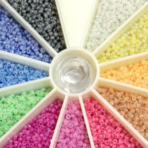 Kép 2/2 - Kásagyöngy készlet Ceyloni kicsi 11 szín