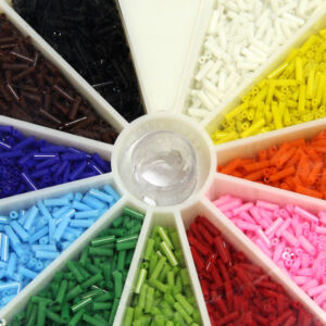 Kép 2/2 - Szalmagyöngy készlet opak 11 szín