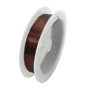 Kép 1/7 - Gyöngyfűző drót 0,3mm/13m BARNA