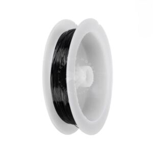 Kép 1/7 - Gyöngyfűző drót 0,3mm/13m FEKETE