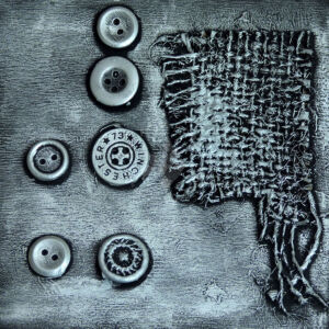 Kép 3/3 - Pentart fekete Gesso ezüst viaszpasztával