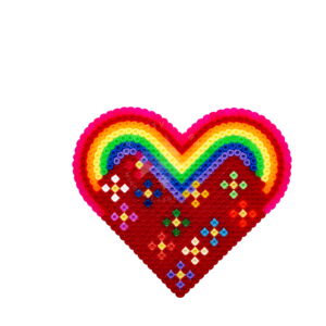 Kép 5/6 - Vasalható gyöngy - SÖTÉTPIROS 207-22