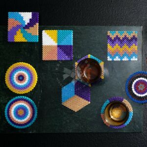 Kép 5/6 - Vasalható gyöngy - FOSZFORESZKÁLÓ PIROS 207-56