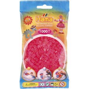 Kép 1/6 - Vasalható gyöngy, ÁTLÁTSZÓ PINK