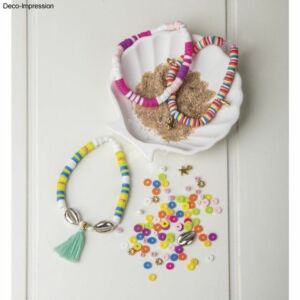 Kép 3/8 - Heishi gyöngy, ékszerkészítő készlet 