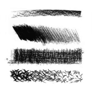 Kép 3/4 - HOLLÓ égetett rajzszén, vékony 6db 