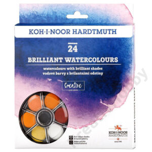 Kép 1/5 - KOH-I-NOOR Brillant aquarell vízfesték 24 szín