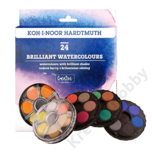 Kép 5/5 - koh-i-noor Brilliant vízfesték 24 szín