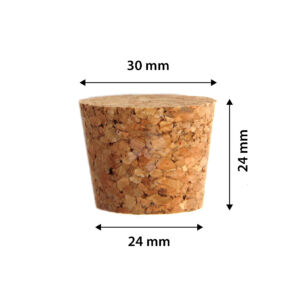 Kép 2/2 - Parafa dugó 24/30 x 24mm 4db