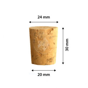 Kép 2/2 - Parafa dugó 20/24 x 30mm 4db