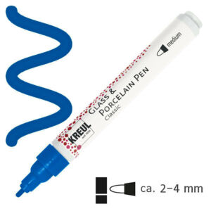 Kép 1/5 - égethető porcelánfestő filctoll kék
