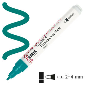 Kép 1/5 - égethető porcelánfestő filctoll türkíz