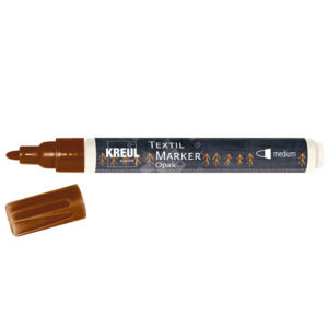 Kép 1/4 - Textiltoll sötét alapra - METÁL CSOKIBARNA, 2-4mm 92771