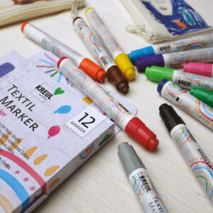 Kép 2/5 - KREUL textil filctoll készlet JUNIOR 12db