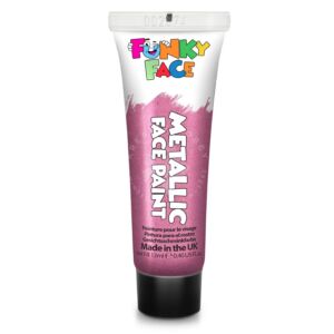 Kép 1/2 - Metál arcfesték tubusban, 12ml pink