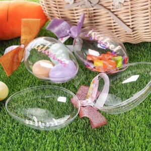 Kép 3/5 - Átlátszó műanyag tojás